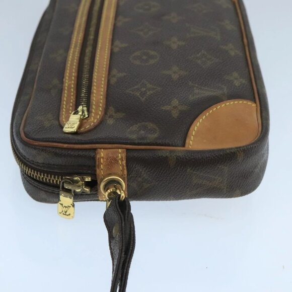 LOUIS VUITTON Monogram Marly Dragonne GM Clutch Bag M51825 LV Auth 104957 - Picture 8 of 16